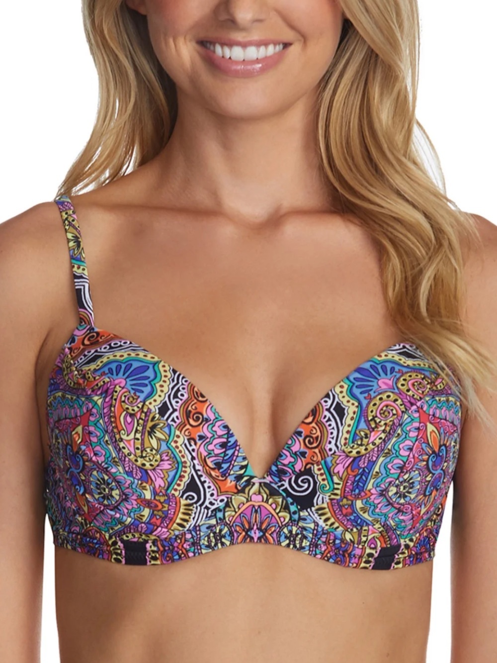Raisins Multicolor Paisley Underwire Bikini Top